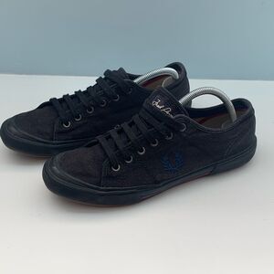 Fred Perry Black Suede Sneakers